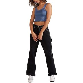 FIVESTAR GENERAL Relaxed Fit Carpenter Pant, Mid-Rise, Utility Pockets, Button Closure with Zipper Fly