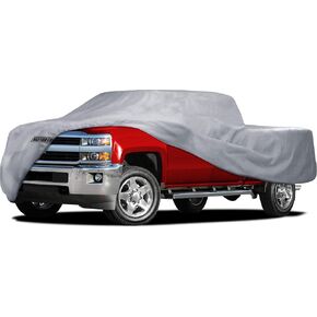 Motor Trend Custom Fit Truck Cover for Ford F-150 Super Crew/Cab 2001-2019, Heavy Duty Car Cover Waterproof All Weather, Indoor Outdoor Heavy Duty Car Cover for Automobiles, Winter Storage
