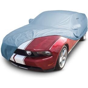 iCarCover Fits: [Ford Mustang GT] 2005-2025 Premium Full Car Cover Waterproof All Weather Resistant Custom Outdoor Indoor Sun Snow Storm Protection Form-Fit Padded Cover with Straps