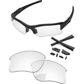 Replacement Lenses & Rubber Kits for Oakley Flak Jacket XLJ OO9009 63mm Sunglass