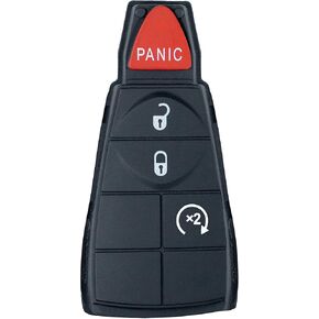 StandardAutoPart Car Keyless Entry Remote fobik Repair Pad Compatible with Dodge Grand Caravan Journey Durango Ram 1500 Town and Country M3N5WY783X IYZ-C01C (4 Button Remote Start)