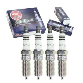 4 pc NGK Iridium IX Spark Plugs compatible with Chevrolet Malibu 2.0L 2.2L 2.4L 2.5L L4 2004-2015