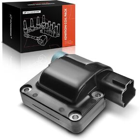 A-Premium Ignition Coil Pack Compatible with Honda Accord L4 2.2L 1994-1997 (TEC Distributor), Prelude L4 2.2L 1997-2001
