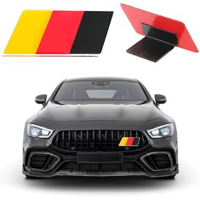 3D Italian Flag Emblem Badge, Fender Bumper Italian Flag Grill Emblem with L-Shaped Mounting Bracket, Italy Flag Patriotic Badge Metal Sticker for Vehicles, Car Accessories
