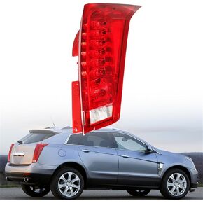 labwork Passenger Side Tail Light Replacement for 2010-2016 SRX Red Lens Rear Tail Light Brake Lamp Assembly RH Right Side GM2801255 22774015