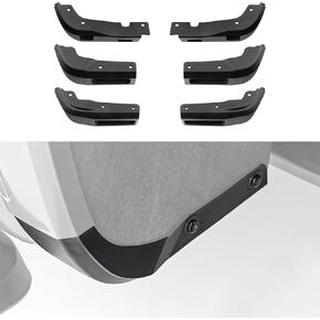 Mud Flap Delete Compatible with GMC Sierra 1500, Front & Rear Mud Flap 2019-2025 All Weather Protection Custom Mud Guard Delete for GMC Sierra 1500 Accessories 2025-2019