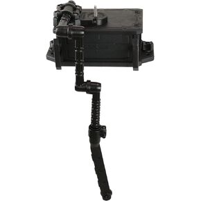YakAttack CellBlok Battery Box and Switchblade Transducer Arm Combo for Kayak Fish Finder Setups, Black/Battleship Grey (CLB-1003-BG) | Kayak Fishing Accessories