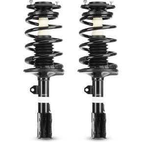 Front Pair Complete Struts Coil Spring Shock Assembly for 2004 2005 2006 2007 2008 Toyota Prius Hatchback Replace for 172357 172358