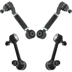 TRQ Rear Suspension Kit Control Arm with Ball Joint Sway Bar Stabilizer Link Compatible with 2004-2008 Acura TSX 2003-2007 Honda Accord