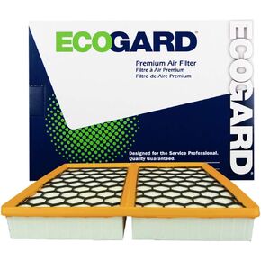 ECOGARD XA11580 Premium Engine Air Filter Fits Alfa Romeo Giulia 2.9L 2017-2022, Stelvio 2.9L 2018-2022