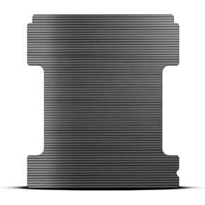 Armordillo USA 8706350 Horizontal Line Rubber Truck Bed Mat - Black Fits 2004-2006 Chevy Silverado GMC Sierra 1500 2500 3500/2007 Classic 5.8 Feet (69.6") Short Bed