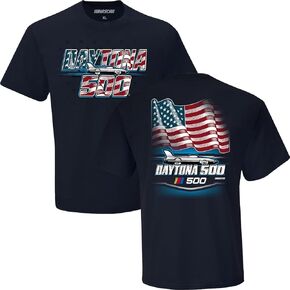 NASCAR 2025 Daytona 500 Patriotic T-Shirt Blue