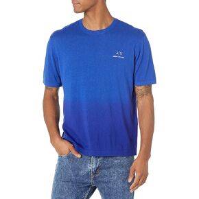 Armani Exchange Men's Logo Ombre Viscose Silk T-Shirt
