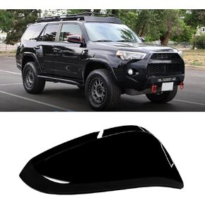 Moonlinks Compatible with Toyota 4Runner 2014-2023/RAV4 2013-2015/RAV4 HV 2016 Right Side Mirror Cover Replacement, Glossy Black Right Passenger Side Rearview Mirror Cover Trim Side Mirror Cap Cover