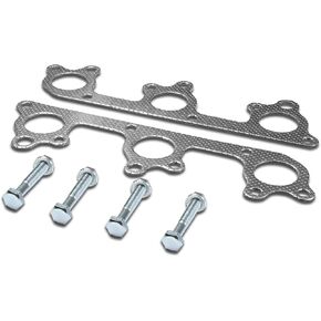 Auto Dynasty Aluminum Exhaust Manifold Header Gasket Set Compatible with 05-10 Ford Mustang 4.0L V6