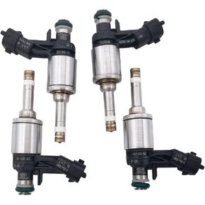 LR024998 CM5212 4pcs Fuel Injectors 7 Holes Replacement for Land Rover Range Rover Evoque 2012-2016 LR2 Taurus Escape Focus Fusion MKC MKT MKZ 2.0L BB5E-9F593-BA 0261500147