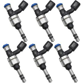 6Pcs 12629927 Fuel Injectors Nozzle 6 Holes Disc Engine for Buick Allure LaCrosse, Cadillac CTS SRX, Chevrolet GMC Terrain 12642021, FIJ0030, 2173449, FJ1059, 217-3449, 4G2248, M1406
