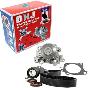 طقم حزام التوقيت DNJ TBK157WP مع مضخة مياه لـ 1997-2002 / ميتسوبيشي / ميراج / 1.8L / SOHC / L4 / 16V / 112cid / 4G93