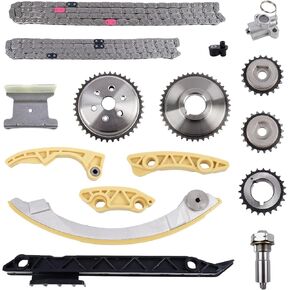 Engine 2.4 Timing Chain Kit for GMC Terrain, for Chevy Equinox Malibu Captiva Cobalt HHR, for Buick Lacrosse Regal Verano Pontiac G5 G6 L4 2.0 2.2 2.4L 9-4201S