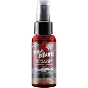 The Blast Smoke Odor Eliminator Spray - Car Air Spray For Smoke, Houses, & Offices, Eliminates Extreme Cigarette, Cigar and Campfire Smoke Odors, Instantly Refresh Smoky Air, Pack of 6 (New Car)