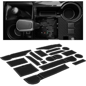 CupHolderHero fits Toyota RAV4 Accessories 2013-2018 Premium Custom Interior Non-Slip Anti Dust Cup Holder Inserts, Center Console Liner Mats, Door Pocket Liners 16pc Set (Gray Trim)