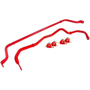 BMR SUSPENSION Sway Bar, Front/Rear, Polyurethane Bushings Included, Steel, Red Powder Coat, Chevy Camaro 2016, Kit (SB049R)