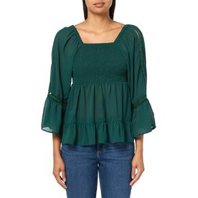 بلوزة Angie نسائية بأكمام طويلة ومزخرفة بالكروشيه in Kuwait