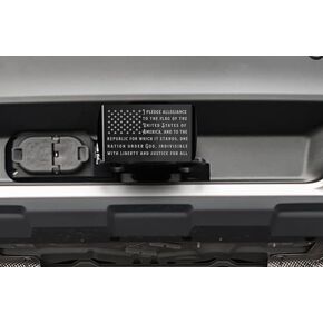 Pledge of Allegiance USA Flag Trailer Hitch Cover