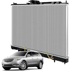 OCPTY CU2617 Radiator Replacement Fit for Mitsubishi Outlander LS XLS SE Limited Sport Utility 2.4L 2003-2006 2004 2005 Radiator Auto Parts Automotive Replacement 1350A176,MI3010198,MN180842 Aluminum