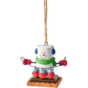 Ganz MX179679 S'Mores with Mittens Hanging Ornament, 2.63 Inches Height, Multicolor