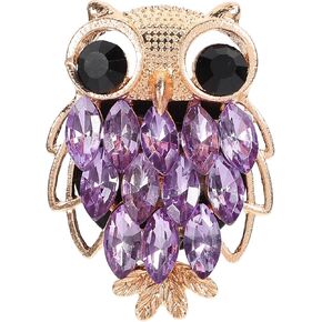 Car Diffuser Vent Clip, Cute Owl Car Air Clip, Shiny Crystal Owl Car Aromatherapy Essential Oil Diffuser, Owl Car Vent Fragrance Clip, Car Interior Decoration