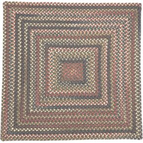 Colonial Mills Durban Braided Multi Square - Ash Grey 7x7