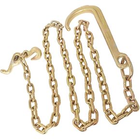 5/16 × 8 قدم الصف 70 سحب سلسلة 15 J هوك و T هوك صغير J هوك استبدال لاستعادة هادم المحور شاحنة جر سلسلة in Kuwait