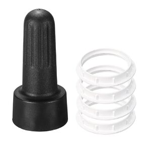 PATIKIL Socket Ring Removal Tool with Aluminum Lamp Shade Socket Rings 5 in 1 Set for Medium Base E26/E27 Sockets Light Fixtures