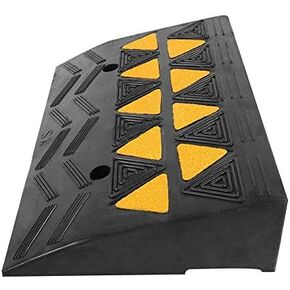 منحدرات كبح مطاطية، حزمة من 2 منحدر للكراسي المتحركة للمركبات شديدة التحمل، منحدر ممر للكراسي المحمولة من أجل عتبة الممر للسيارات في مصنع الفندق، 19.21 × 4.25 × 11.81 بوصة in Kuwait