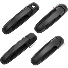 4pcs Exterior Door Handles Compatible with 2002-2008 Ram 1500 2003-2009 Ram 2500 Ram 3500 2005-2011 Ram Dakota 2006-2009 Raider Outer Front Rear Left Driver and Right Passanger Side