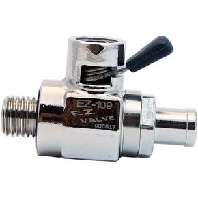 EZ-109(12mm-1.5) EZ Oil Drain Valve with removable Straight Hose End(H-001) Combo