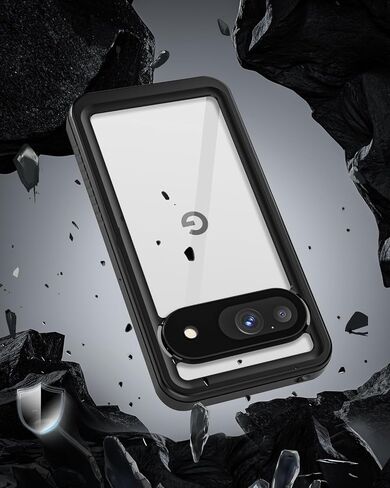 Miimall Cases for Google Pixel 9 Pro XL Case Waterproof, Built-in Camera & Screen Protector, IP68 Waterproof, Military Grade Shockproof Dustproof Full Body Rugged Phone Case for Pixel 9 Pro XL 6.8" in Saudi Arabia