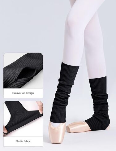 Ballet Leg Warmers for Women Knitted Calf Socks for Yoga Dance Sports in Saudi Arabia