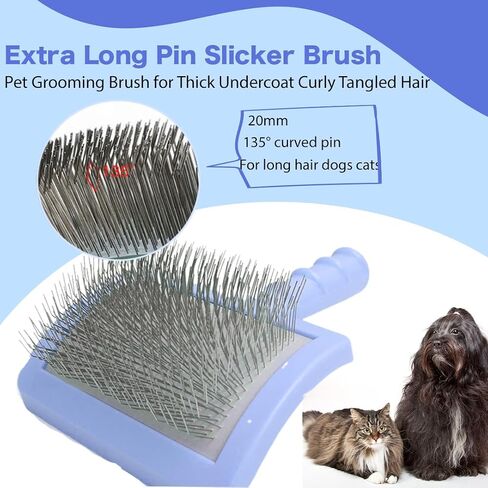 8 In 1 Cat Grooming Brushes for Short Hair, Cat Steam Brush, Bristle Shedding Brush, Flea Comb, Pet Grooming Glove, Dog Self Cleaning Brush for Short Haired Dogs Cats (short hair brush-blue) in Saudi Arabia