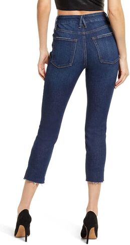 Good American Womens Good Waist Denim Skinny Fit Cropped Jeans in Saudi Arabia
