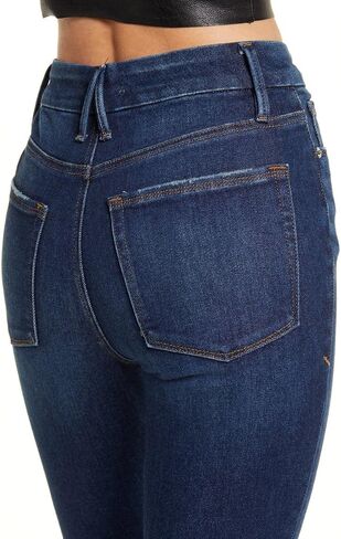 Good American Womens Good Waist Denim Skinny Fit Cropped Jeans in Saudi Arabia