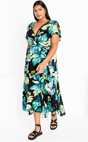 Women's Plus Size Dress - Imogen Print in Saudi Arabia