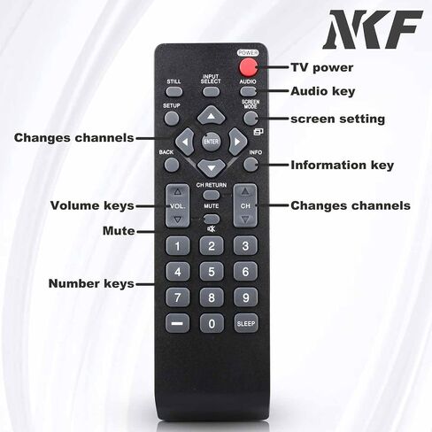 New Remote NH000UD NH001UD for Emerson Sylvania TV LC320EM2F LC320EM3F LC370EM2 in Kuwait