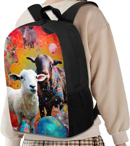 Black Kids Animal Rhino Backpack for Boys Girls Lightweight Comfy Padded Durable Elementary School Backpack 17 Inch Novelty Student Child Personalized Bookbag in Saudi Arabia