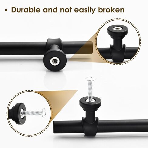 ALTAIR Matte Black Cabinet Pulls 10 Pack 3-3/4 Inch Kitchen Cabinets Handles Knobs Drawer Pull Cupboard Handle Hardware in Saudi Arabia