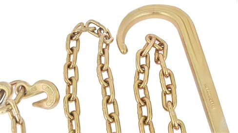 5/16 × 8 قدم الصف 70 سحب سلسلة 15 J هوك و T هوك صغير J هوك استبدال لاستعادة هادم المحور شاحنة جر سلسلة in Kuwait