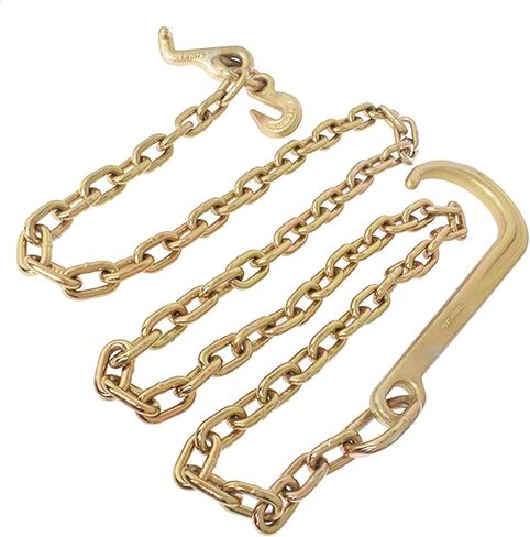 5/16 × 8 قدم الصف 70 سحب سلسلة 15 J هوك و T هوك صغير J هوك استبدال لاستعادة هادم المحور شاحنة جر سلسلة in Kuwait