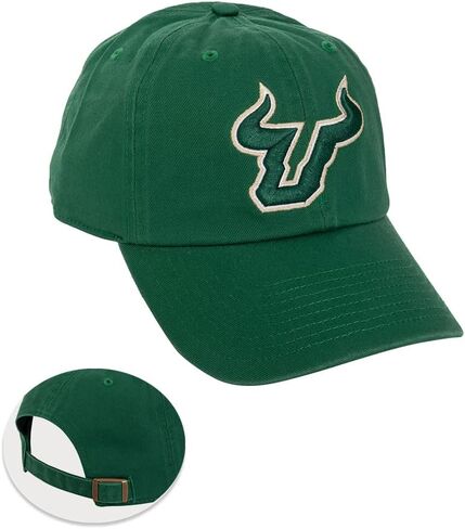 Desert Cactus University of South Florida Baseball Hat USF Bulls Brimmed Embroirderd Hats Cap Adjustable Cloth Strap Adult (Style D) Grey in Saudi Arabia