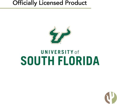 Desert Cactus University of South Florida Baseball Hat USF Bulls Brimmed Embroirderd Hats Cap Adjustable Cloth Strap Adult (Style D) Grey in Saudi Arabia